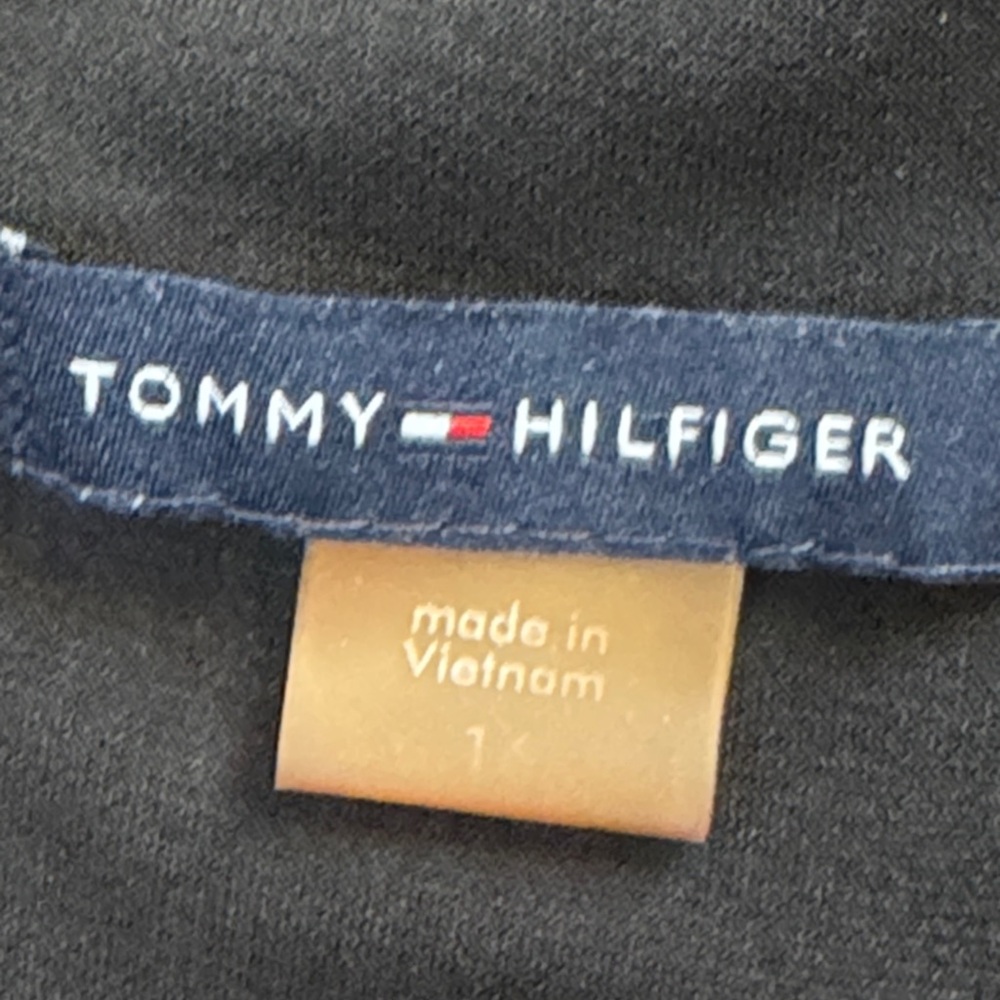 Tommy Hilfiger size 12 Black Polka Dot Dress with matching belt. - Picture 4 of 6
